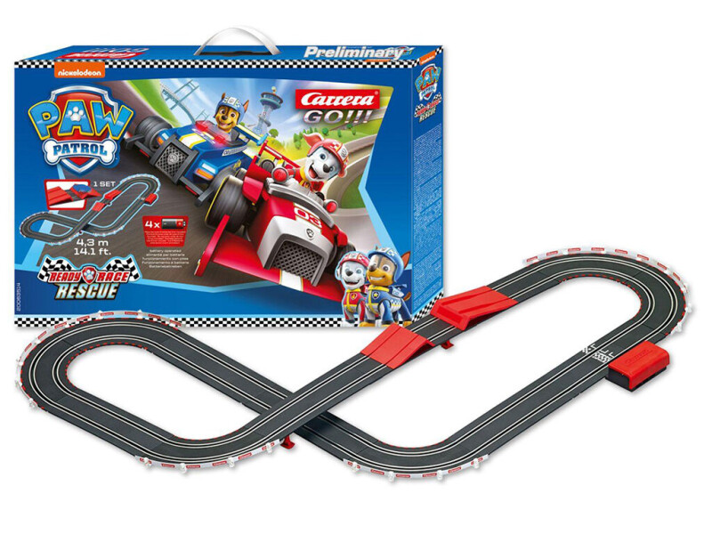 Autodráha Carrera GO!!! Tlapková Patrola 4,3m 